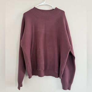 Cyrus Women's Plum Crew Neck Sweater